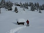 3 Quanta neve  sotto i piedi di Adriana